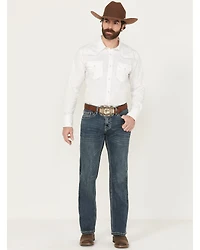 Hooey By Rock & Roll Denim Men's Medium Wash Pistol Straight Reflex Jeans