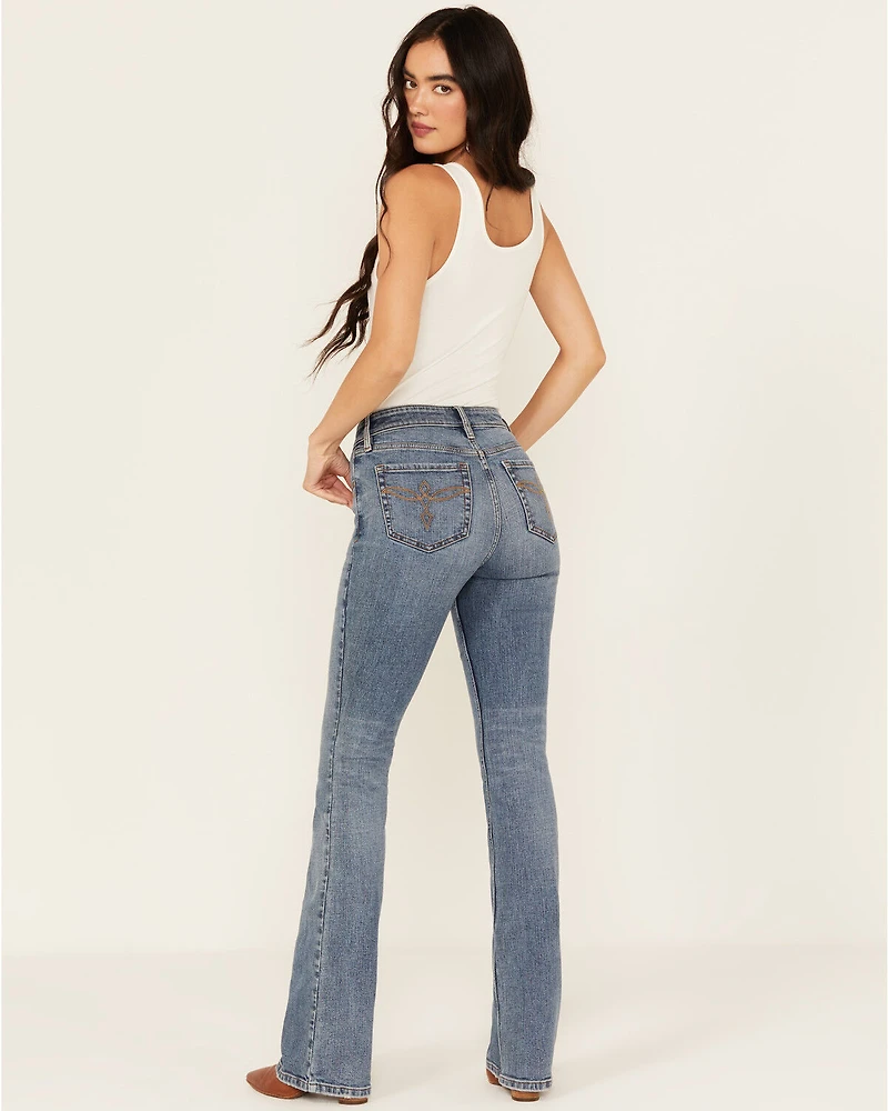Shyanne Women's Celeste High Rise Bootcut Stretch Denim Jeans