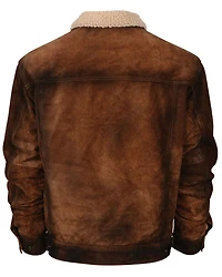 STS Ranchwear By Carroll Men's Cash Money Suede Sherpa Jacket - 4X