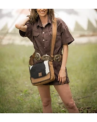 STS Ranchwear By Carroll Women's Della Cowhide Crossbody Purse