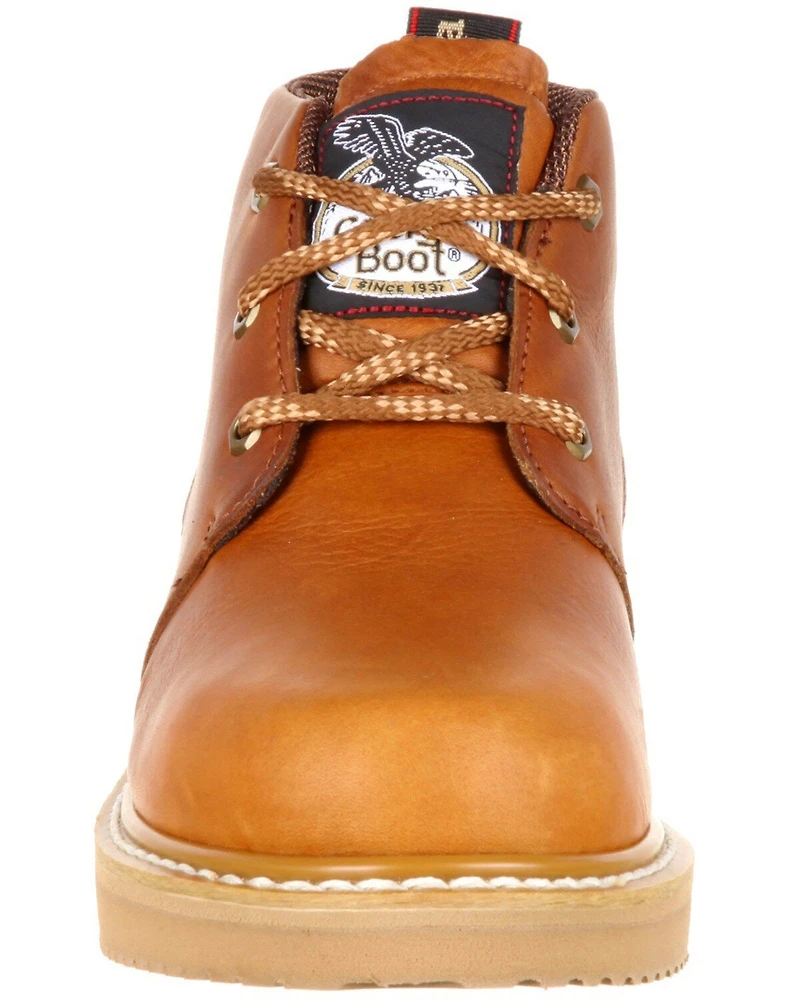 Georgia Boot Men's Wedge Chukka Work Shoes - Composite Toe