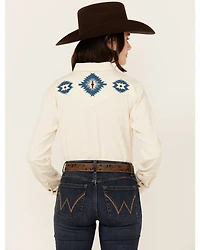 Shyanne Women's Western Embroidered Long Sleeve Snap Shirt