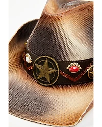 Shyanne Women's Obsessed Straw Cowboy Hat