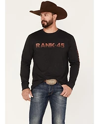RANK 45® Men's Logo Untamed Legacy Raglan Shirt