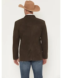 Cody James Men's Genuine Suede Leather Blazer
