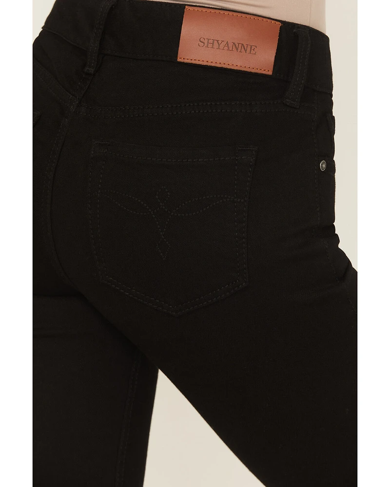 Shyanne Women's Shay Mid Rise Bootcut Performance Stretch Denim Jeans