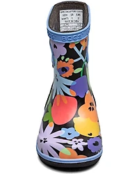 Bogs Toddler Girls' Skipper II Overlap Flowers Rain Boots
