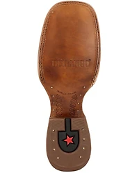 Durango Men's PRCA Collection Shrunken Bullhide Western Boots - Broad Square Toe