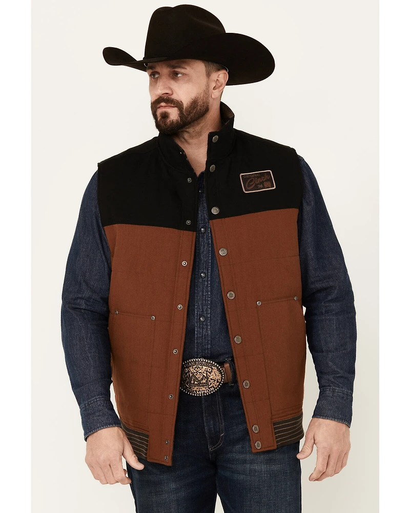 Cinch Men's Reversible Southwestern Print Quilted Vest