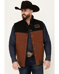 Cinch Men's Reversible Southwestern Print Quilted Vest