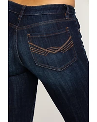 Idyllwind Women's Rebel Mid Rise Bootcut Stretch Denim Jeans