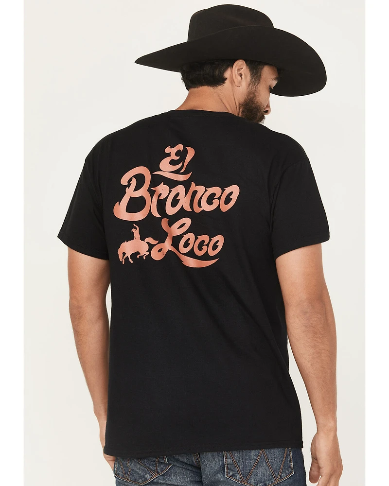 Bucking Chutes Men's Loco Short Sleeve Graphic T-Shirt