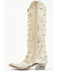 Liberty Black Women's Danet Tall Studded Western Boots - Round Toe