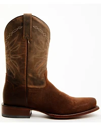 Moonshine Spirit Men's Pancho Roughout Western Boots - Square Toe