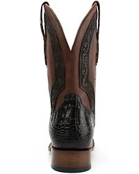 El Dorado Men's American Alligator Exotic Western Boots - Broad Square Toe