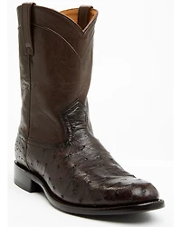 Cody James Black 1978® Men's Carmen Exotic Full-Quill Ostrich Roper Boots - Round Toe