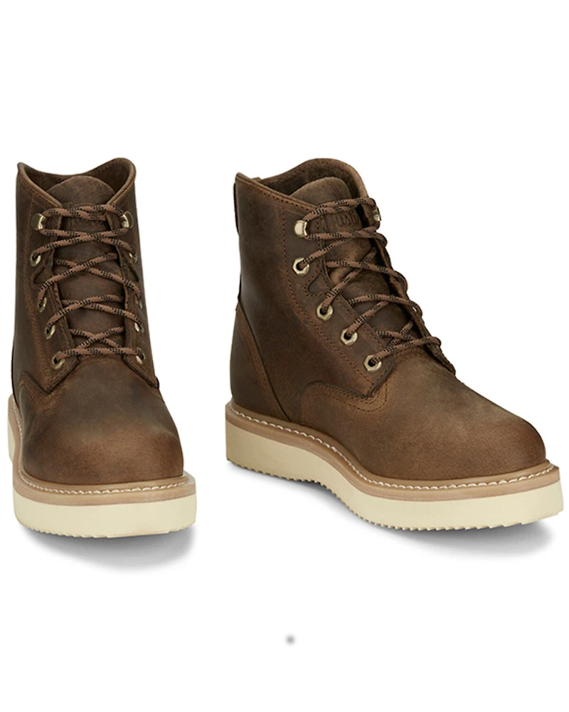 Justin Men's Maxwell 6" Work Boots - Soft Toe