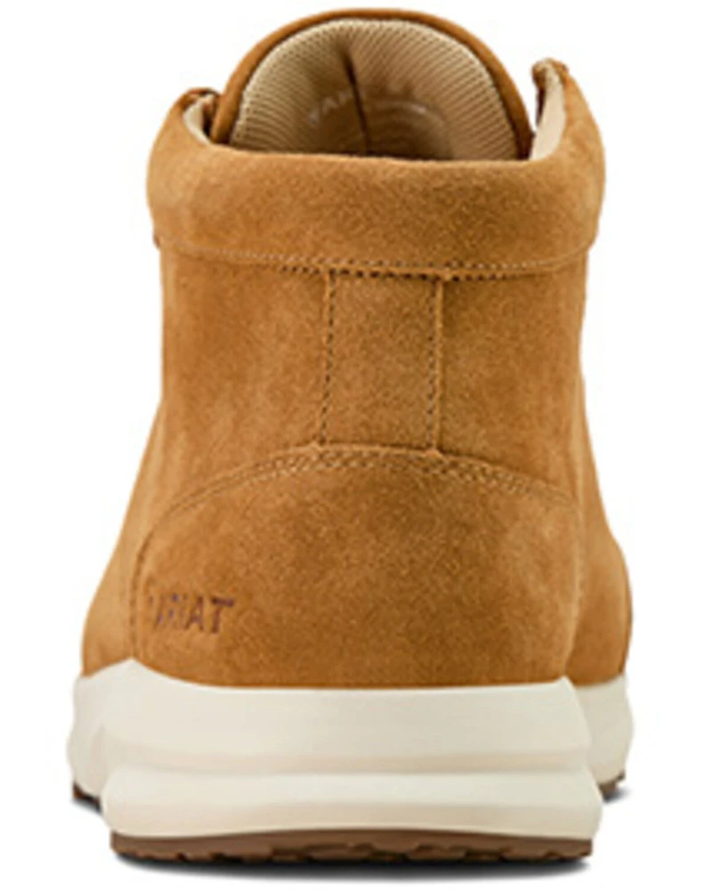 Ariat Men's 4" Spitfire Lace-Up Suede Shoes - Moc Toe