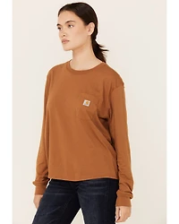 Carhartt Women's Loose Fit Lightweight Long Sleeve Pocket T-Shirt