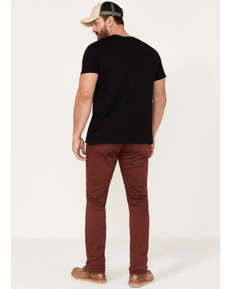 Brothers and Sons Men's Port Wash Tucker Slim Straight Stretch Denim Jeans