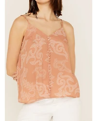 Panhandle Women's Boot Stitch Print Cami