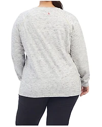 Ariat Women's FR Air Henley Long Sleeve Work Pocket Shirt - Plus