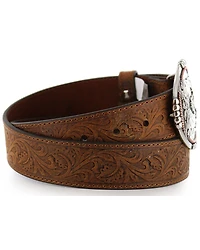 Cody James® Men's Tooled Leather Belt and Buckle