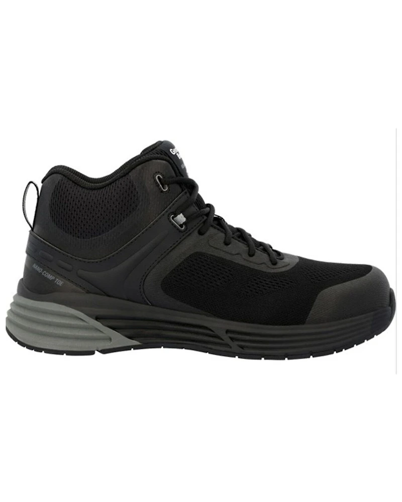 Georgia Boot Men's Durablend Sport Electrical Hazard Athletic Hi-Top Work Shoes - Composite Toe