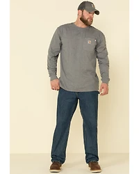 Carhartt Men's FR Midweight Signature Logo Long Sleeve Work Shirt
