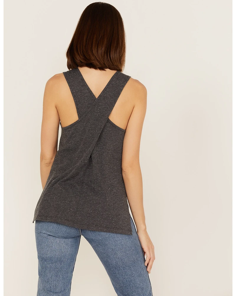 Cleo + Wolf Women's Crossover Back Tank Top