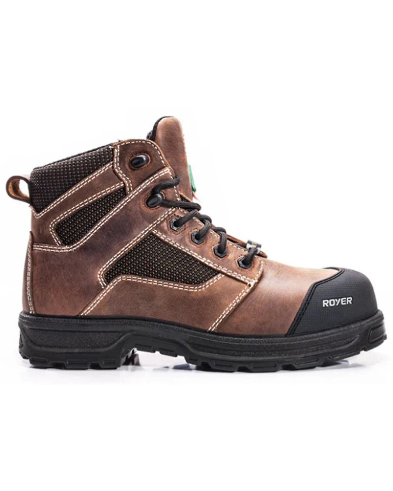 ROYER Men's 6" Agility Work Boots - Composite Toe