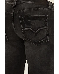 Moonshine Spirit Men's Rocky Mountain Wash Decker Slim Straight Stretch Denim Jeans