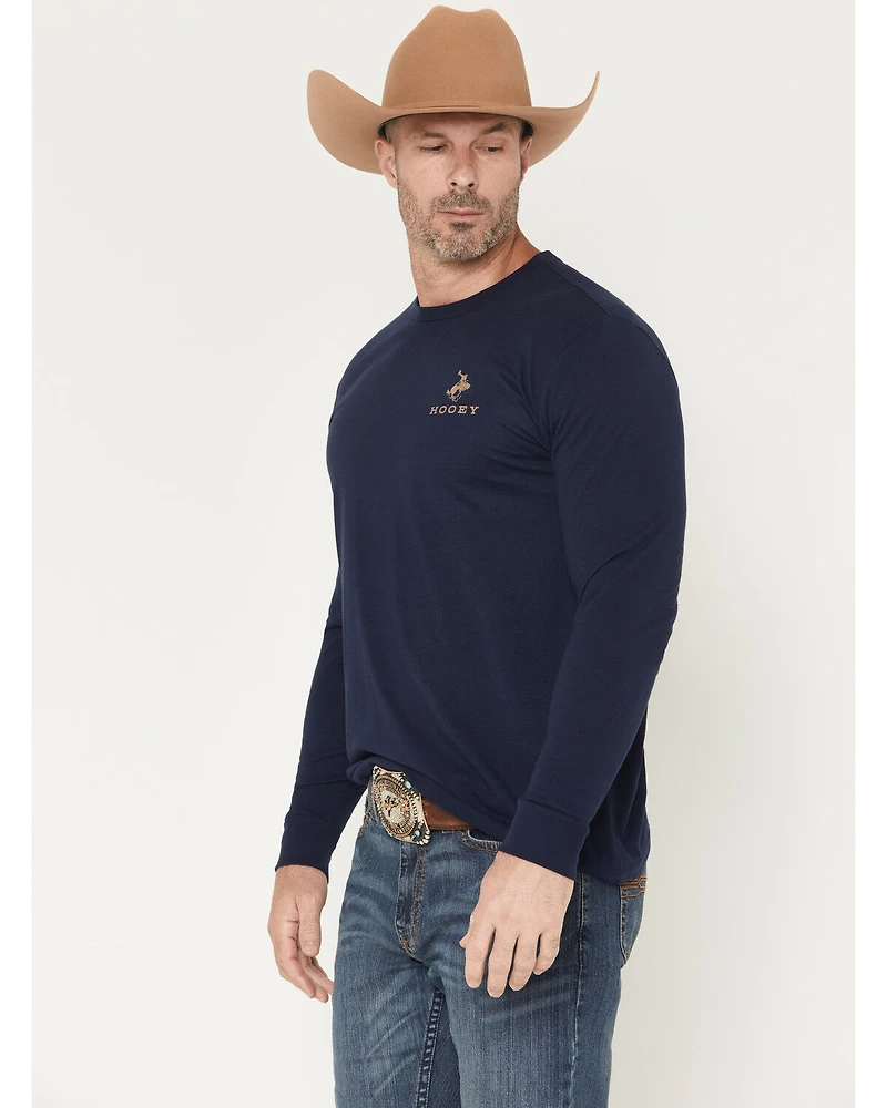 Hooey Men's Rocks Long Sleeve Graphic T-Shirt