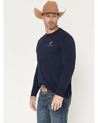 Hooey Men's Rocks Long Sleeve Graphic T-Shirt