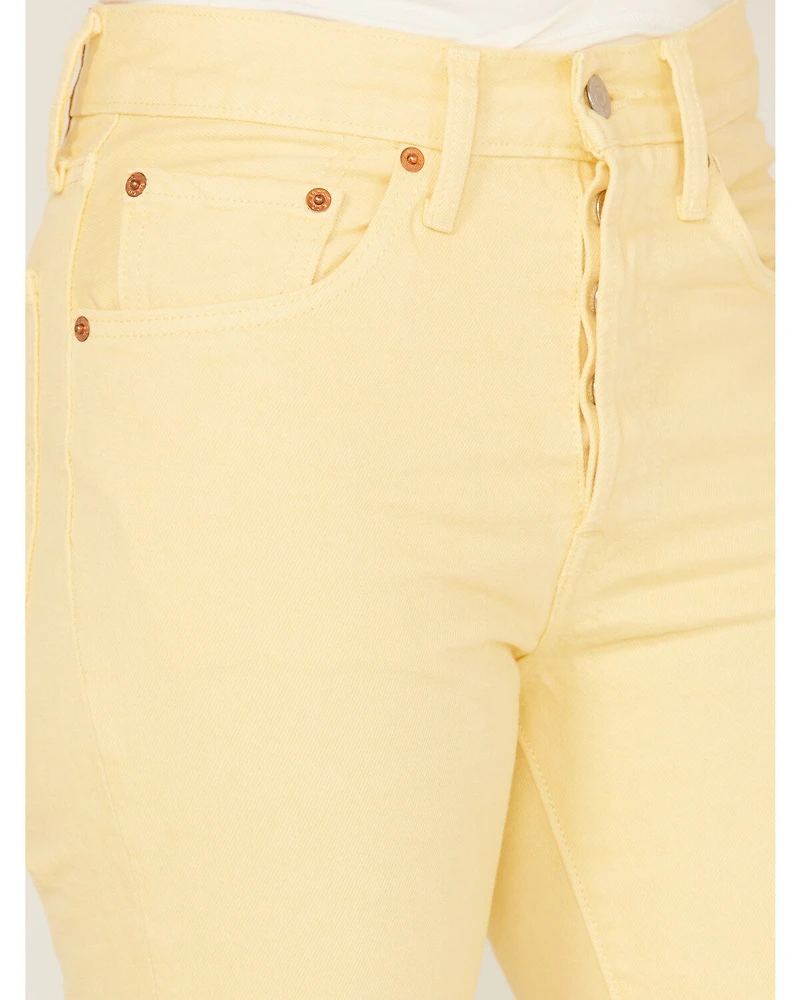 Levi's Women's 501 High Rise Straight Cropped Jeans