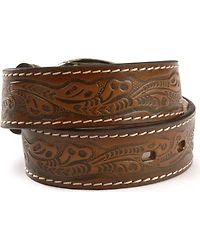 Nocona Boys' Floral Leather Belt