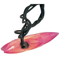 Kurt Adler 9' UL 10L Pink Stars Lights Set