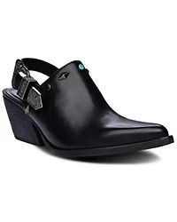 Golo Women's Billy Jean Buckle Western Mules - Snip Toe