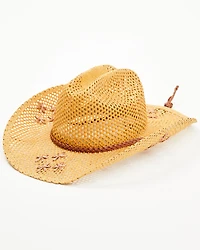 Shyanne Women's Melissa Embroidered Straw Cowboy Hat