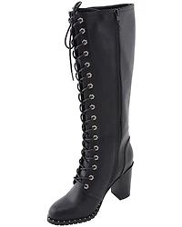 Milwaukee Leather Women's Lace To Toe Boots - Round