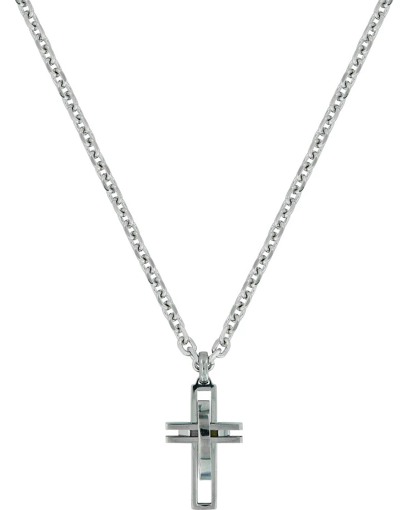 Montana Silversmiths Men's Modern Art Cross Necklace