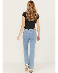 Levi's Women's Light Wash Mid Rise Lapis Sense Classic Bootcut Jeans