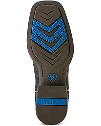 Ariat Girls' Outrider Floral Embossed Western Boots - Broad Square Toe