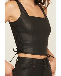Idyllwind Women's Oxford Lace-Up Cropped Bustier