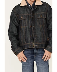 STS Ranchwear Boys' Sherpa Lined Denim Jacket