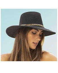 Nikki Beach Women's Monte Carlo Straw Rancher Hat