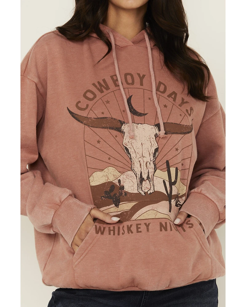 Youth Revolt Women's Cowboy Days Graphic Hoodie