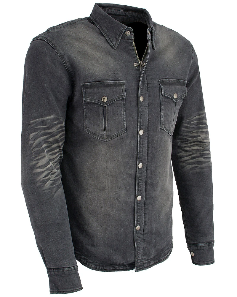 Milwaukee Performance Men's Denim Biker Shirt - Big & Tall