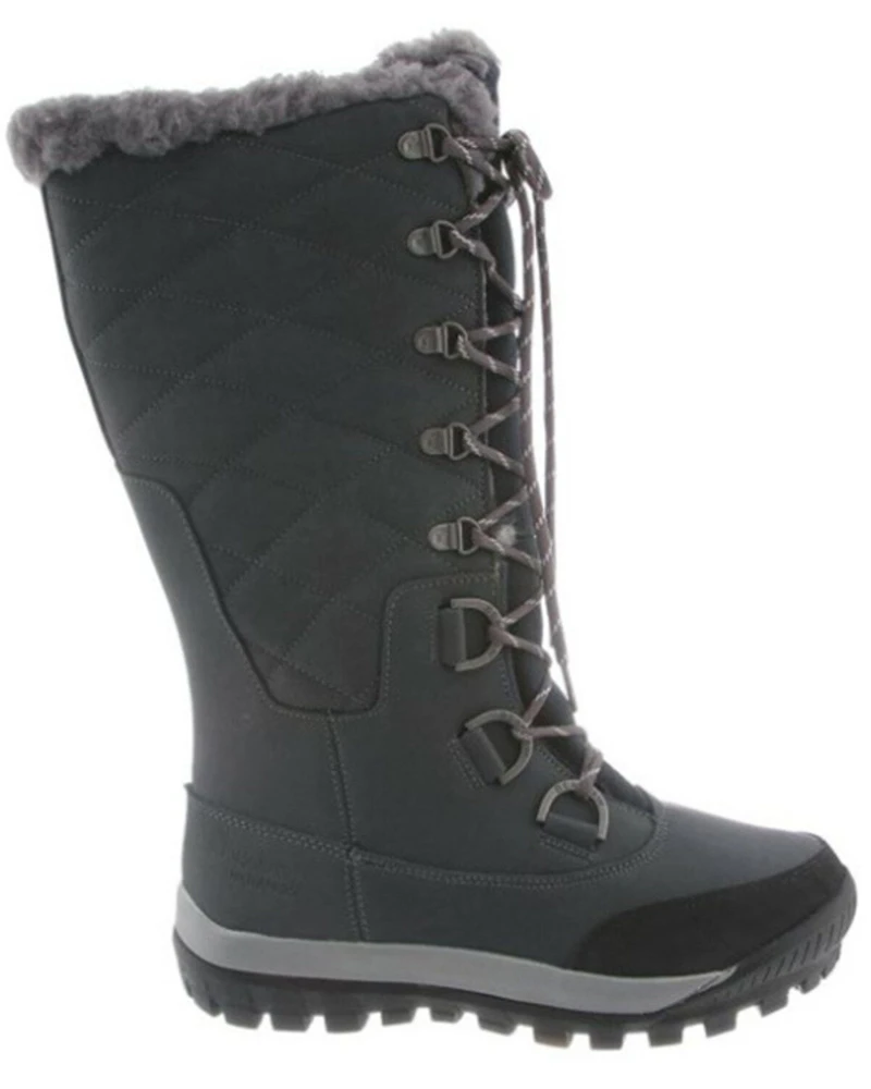 Bearpaw Women's Isabella 12" Waterproof Lace-Up Boots - Round Toe