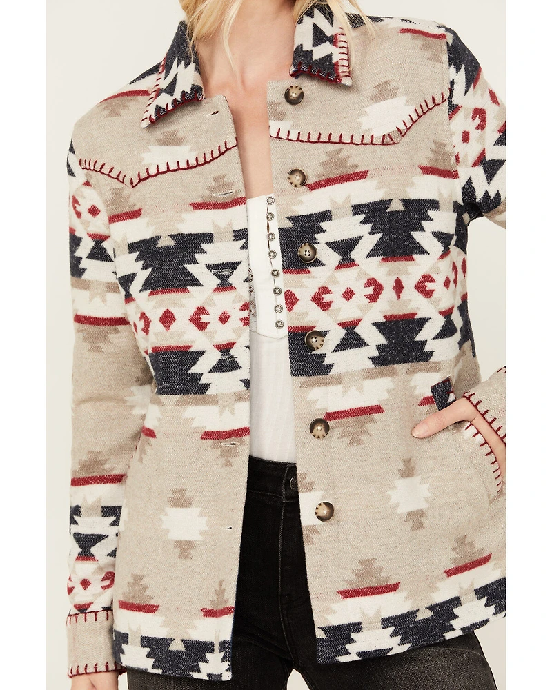 Idyllwind Women's Esterbrook Southwestern Print Blanket Shacket
